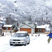 Snowboarding in the streets of Queenstown!!