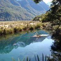 Mirror Lakes on the road to Milford Sound