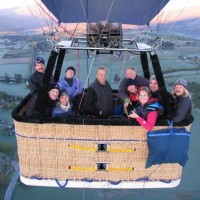 Crystal clear morning ballooning