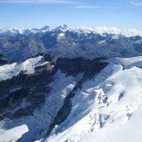 Coming into land on the Glacier